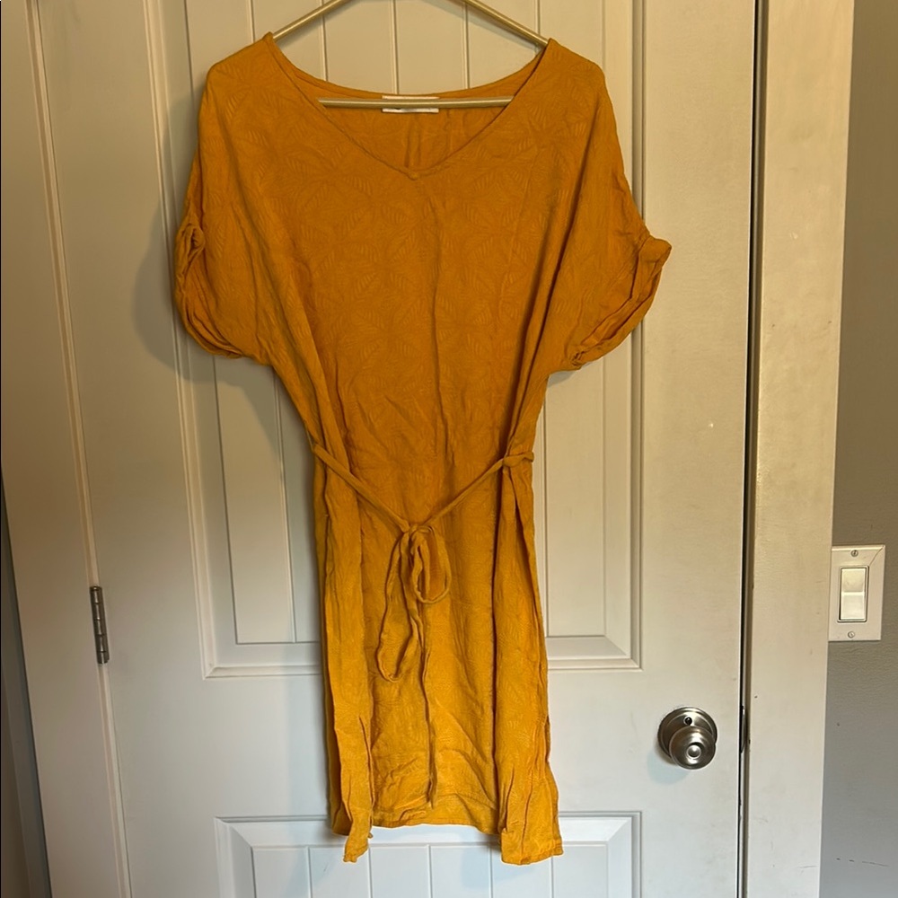 Cupshe Mustard Yellow Dress